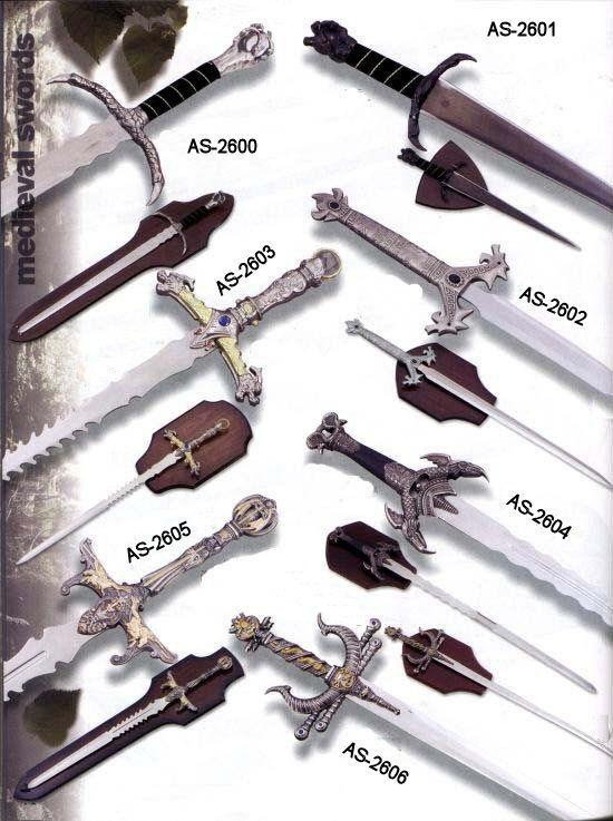 Fancy Medieval Swords - collectiblegiftitems