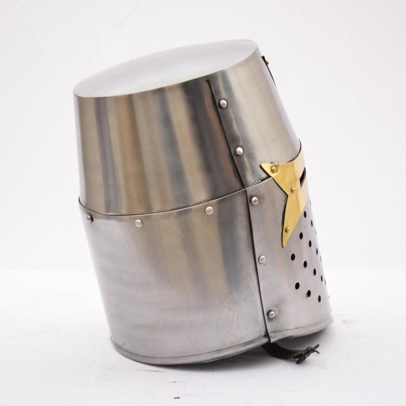 Medieval Crusader Templar Knight Helmet - collectiblegiftitems