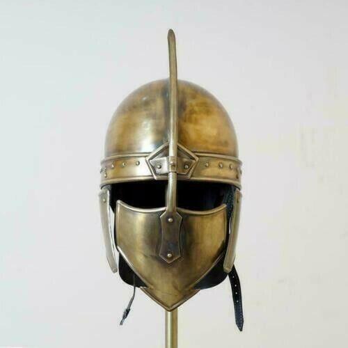 18ga Medieval Armor Armour Knight Roman Spartan Crusader Costume Helmet - collectiblegiftitems