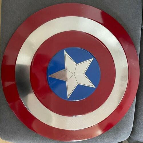 Avengers 22'' Captain America Shield Metal Prop Replica - Screen Accurate 1:1 Scale - collectiblegiftitems