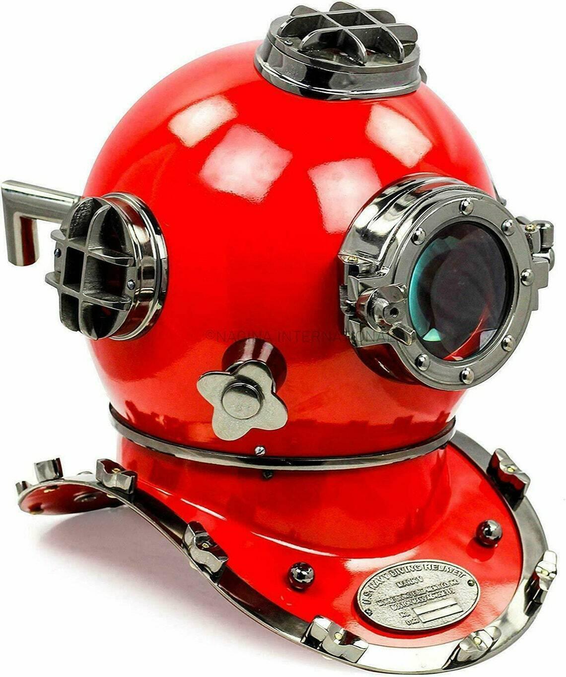 Diving Helmet Divers Helmet US Navy Mark V Deep Sea Marine Diving - collectiblegiftitems