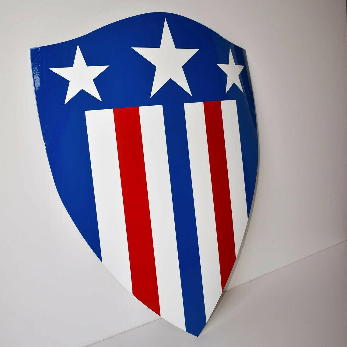 Captain America Heater Shield 24'' Comic Style First Appearance Shield - Metal - collectiblegiftitems