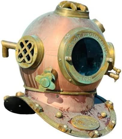 Anchor Engineering 1921 Diving Helmet Scuba Diving Divers Helmet 18'' - collectiblegiftitems