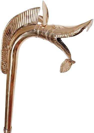 Medieval Brass Carnyx of Tintignac Celtic Deskford War Horn Fully Playable Gold 18 Gauge Brass - collectiblegiftitems