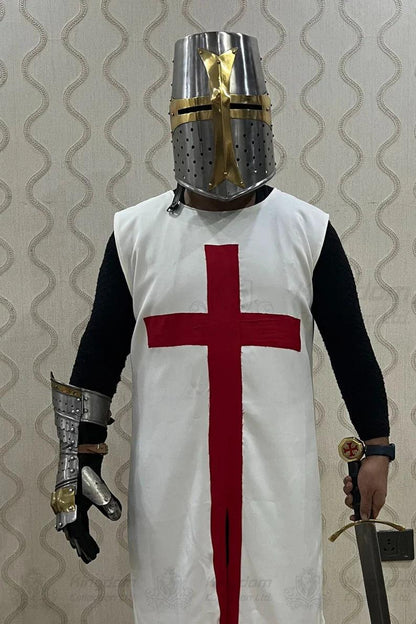 Medieval Templar Knight Costume Christmas Costume Templar Crusader Night Costume Perfect Christmas Costume - collectiblegiftitems