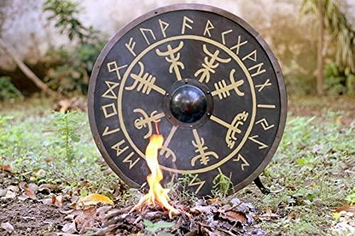 Medieval Viking Shield Heavy Metal Fittings Shield  24" / 30"