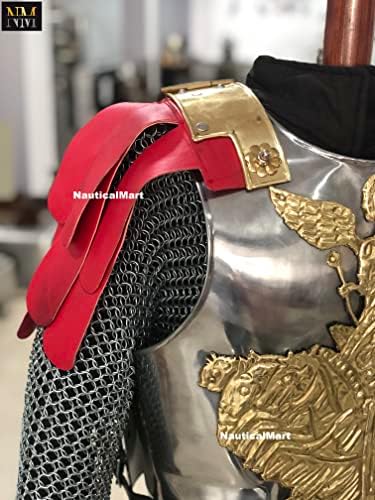 Medieval Roman Muscle Cuirass Armor Knight Breastplate Armor Wearable Halloween Costume - collectiblegiftitems