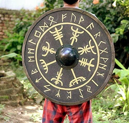 Medieval Viking Shield Heavy Metal Fittings Shield  24" / 30"