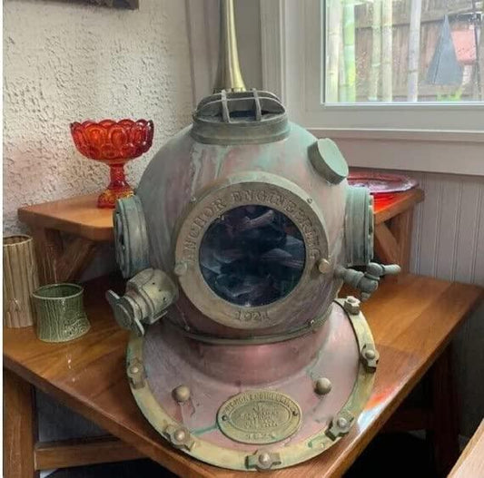 Anchor Engineering 1921 Diving Helmet Scuba Diving Divers Helmet 18'' - collectiblegiftitems