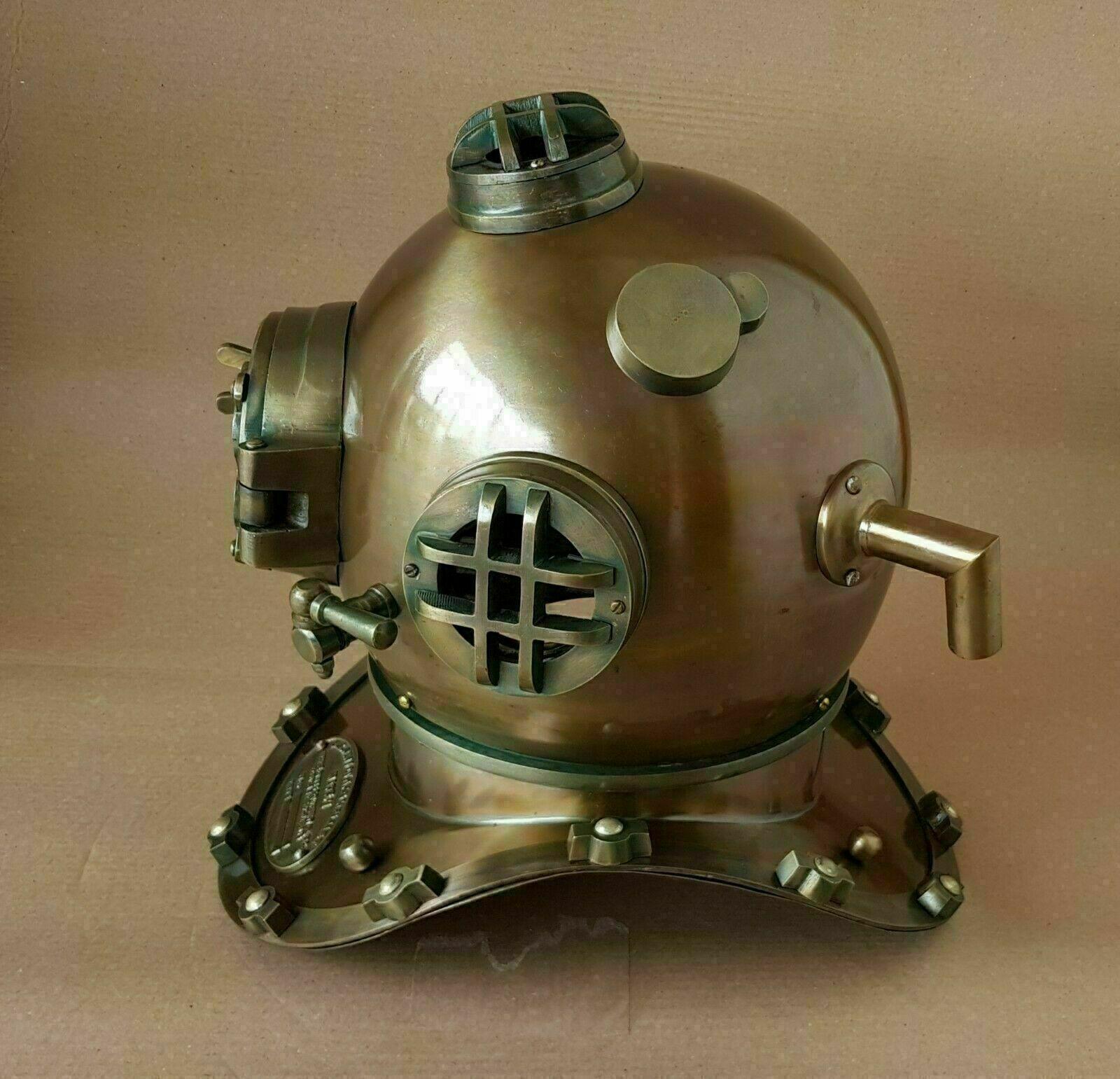 Boston Diving Helmet USA Navy Mark V ~ Morse Deep Marine - collectiblegiftitems