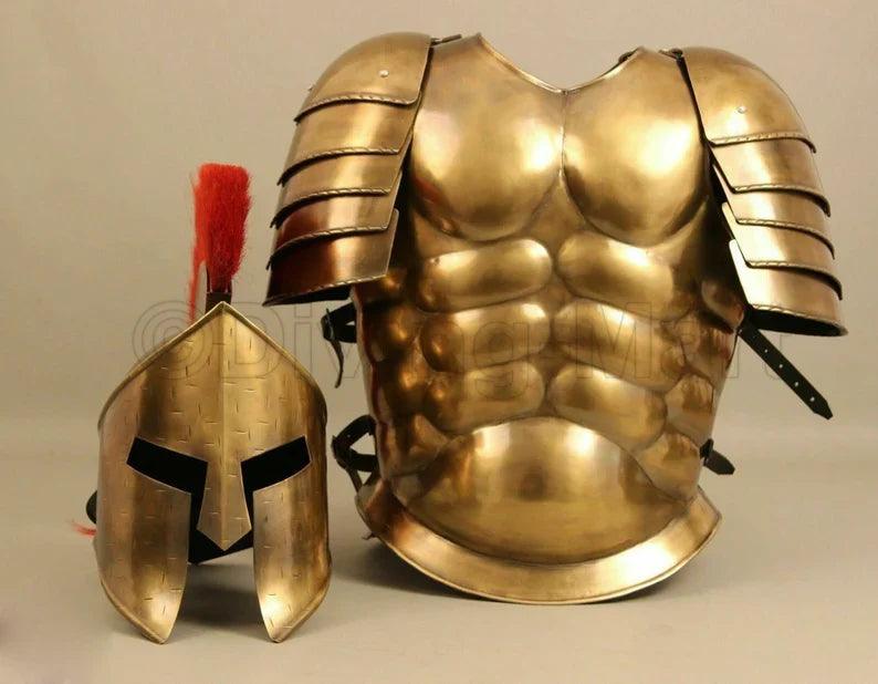 Halloween Medieval Greek Costumes ~ 300 Movie Warrior Costume - collectiblegiftitems