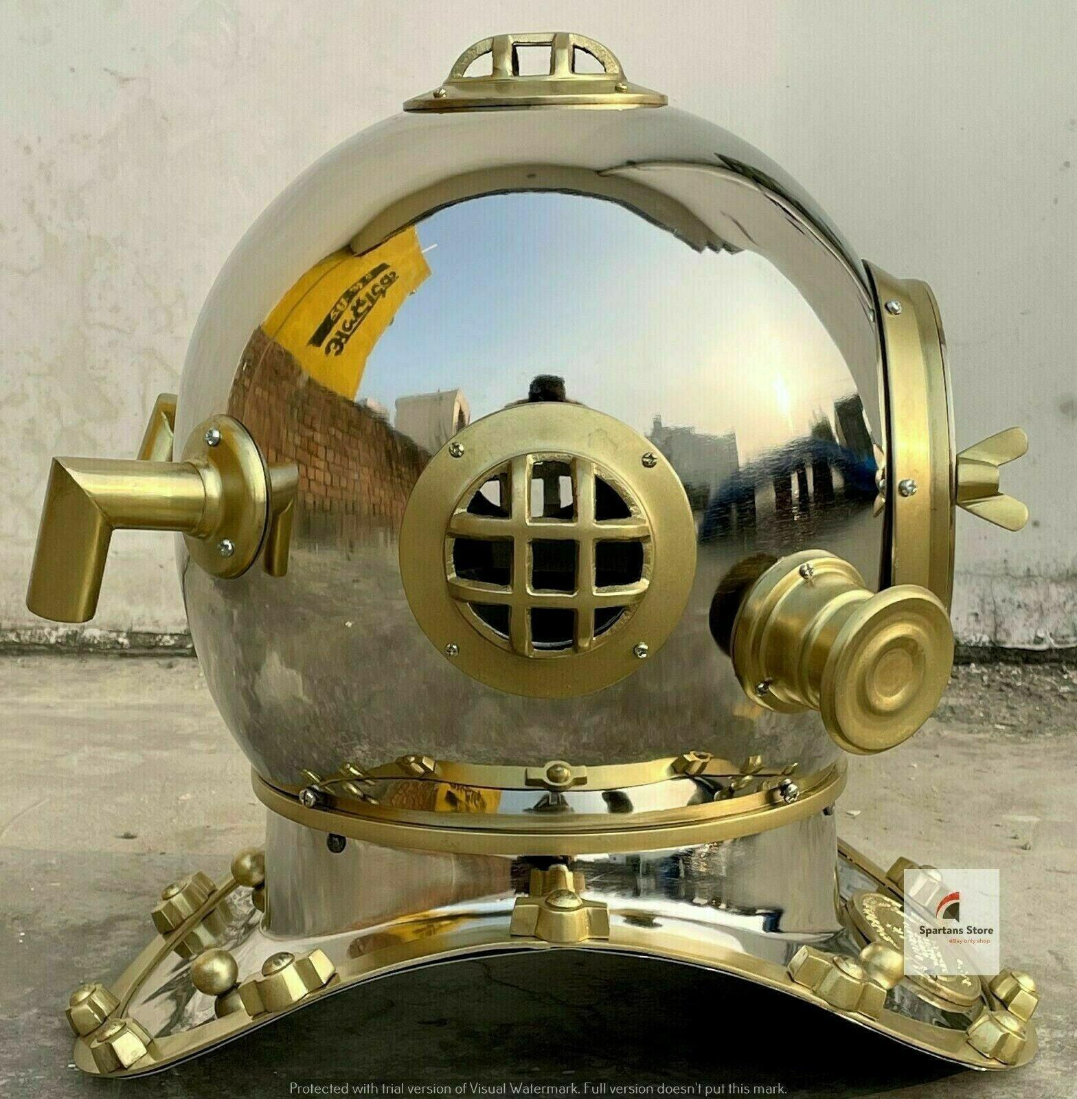 Diving Helmet Vintage Divers Helmet Deep Sea US Navy Mark - collectiblegiftitems