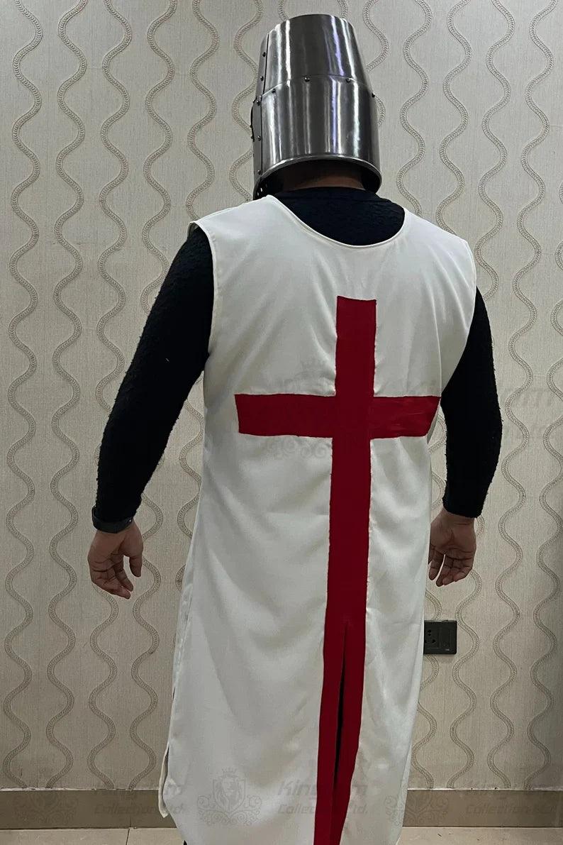 Medieval Templar Knight Costume Christmas Costume Templar Crusader Night Costume Perfect Christmas Costume - collectiblegiftitems