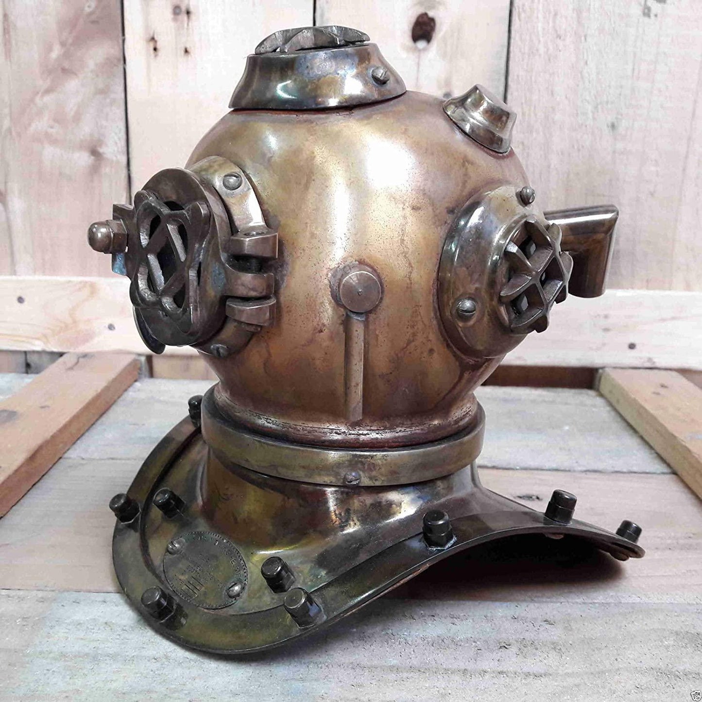 Diving Divers Helmet U.S Navy Mark V Real Antique Look Vintage Gift 7 inches - collectiblegiftitems