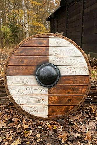 Viking Round Shield, 24 inches - collectiblegiftitems