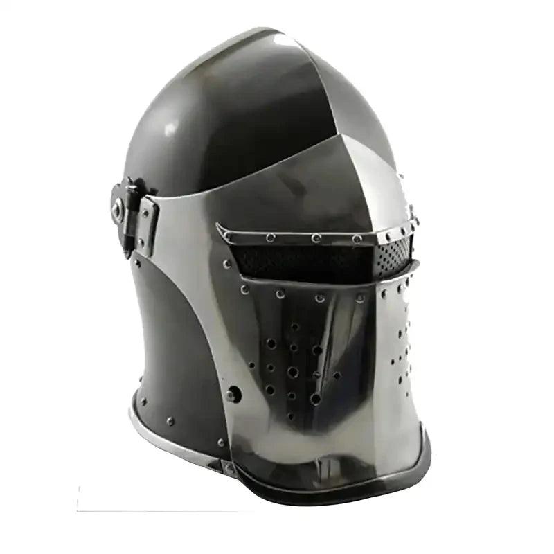 Barbuta Black Medieval Armor Helmet - collectiblegiftitems