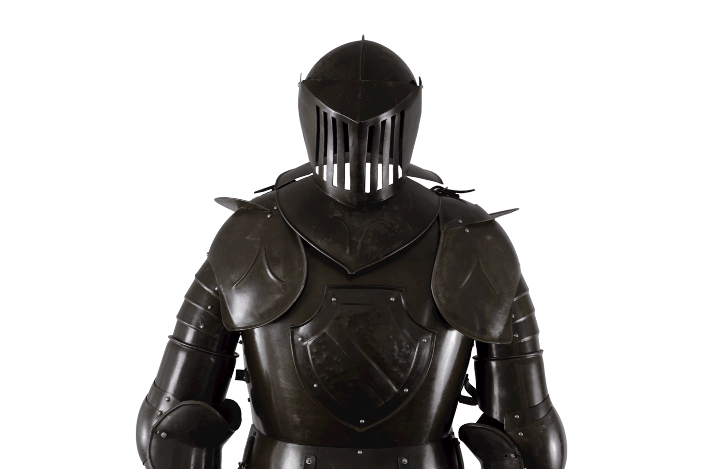 Black Knight Suit of Armor - Wearable- 15th Century - collectiblegiftitems