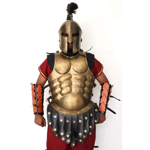 300 Armor Suit with Spartan Metal Body Armor LFBA09 - collectiblegiftitems