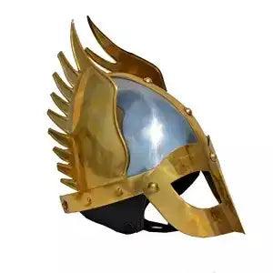 Norman King Winged Medieval Armor Helmet - collectiblegiftitems