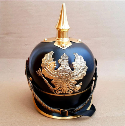 German Pickelhaube Imperial Prussian Helmet - collectiblegiftitems