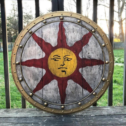 Sunlight Dark Souls Cosplay Plank Viking Shield - collectiblegiftitems