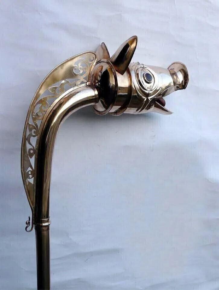 Carnyx of Tintignac Medieval deskford Trumpet Celtic Carnyx War Horn 2 Fully Playable - collectiblegiftitems