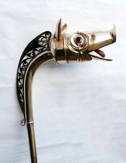 Carnyx of Tintignac Medieval deskford Trumpet Celtic Carnyx War Horn 2 Fully Playable - collectiblegiftitems