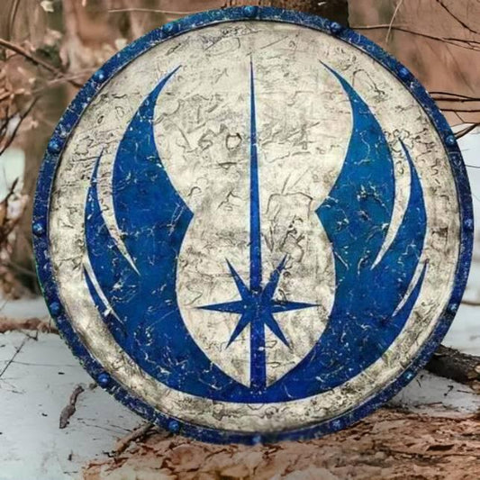 Jedi Order Battle-Scarred Star Wars Smooth Viking Shield, 22"