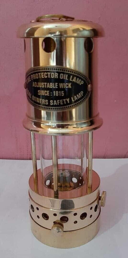 Nautical Brass Oil Lamp Maritime Ship Vintage Lantern Boat Light oil Lamp - collectiblegiftitems