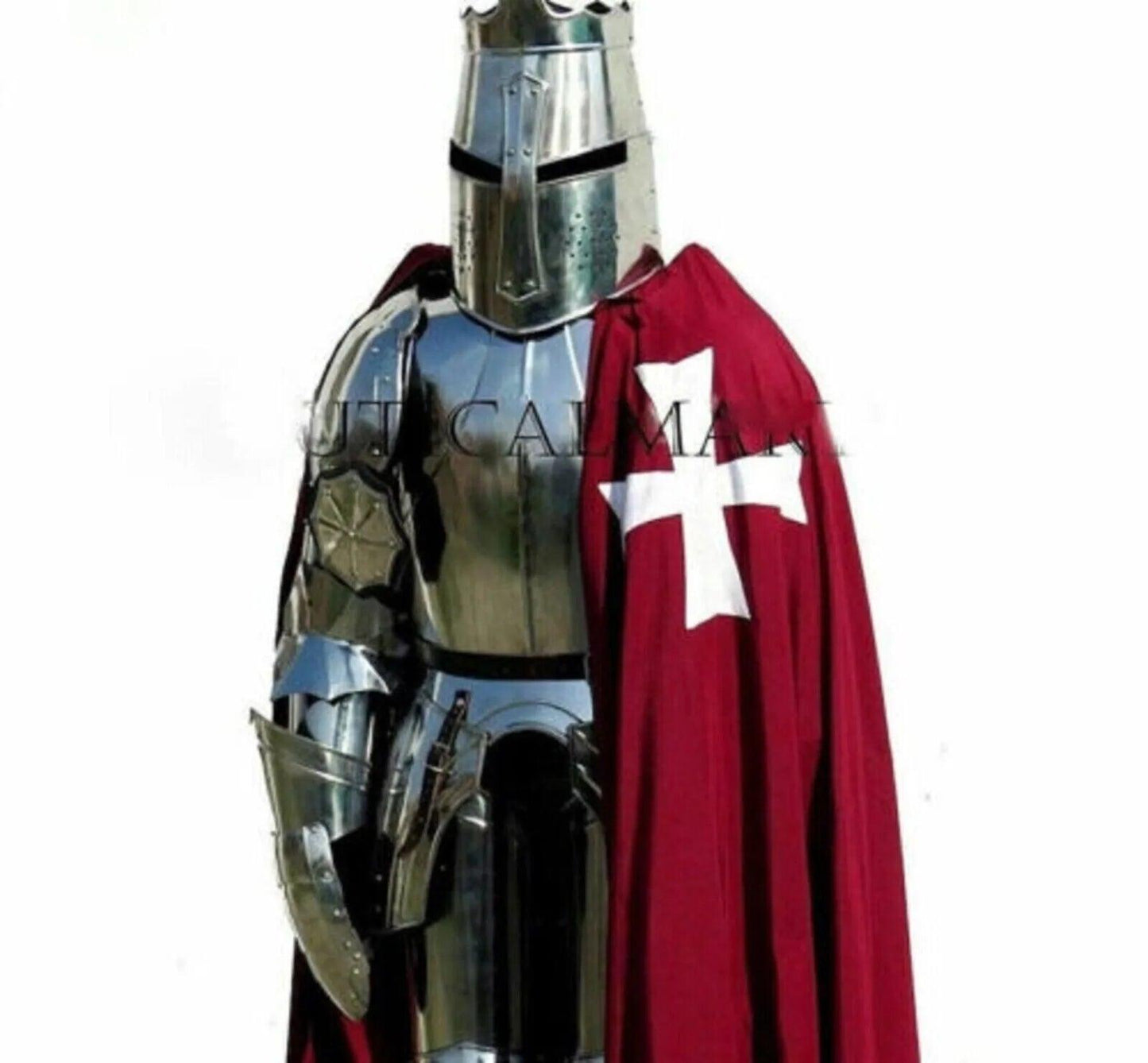 Medieval Suit Of Armor Knight Crusader Gothic Full Body Armour Outfit Halloween Costume - collectiblegiftitems