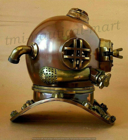 US Navy Mark V Antique Scuba Diving Helmet Replica for Collectors and Enthusiasts - collectiblegiftitems