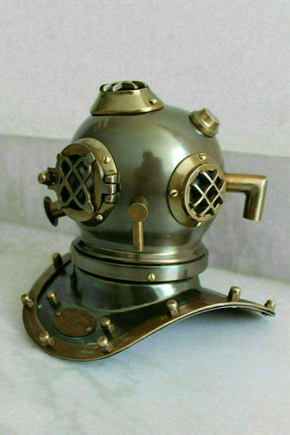 7" US Navy Mark V Maritime Vintage Deep Sea Scuba Divers Diving Mini Helmet Gift