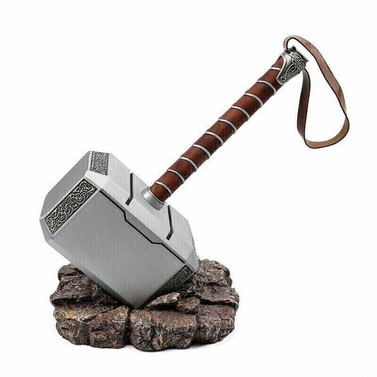 Thor Hammer Mjolnir Prop Replica 1:1 Solid Power Authentic Avengers Perfect for Gift, Collectors, Halloween, and Cosplay - collectiblegiftitems