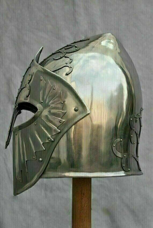 Medieval Helmet Armor Lotr Gondor Helmet LARP SCA Steel Collectible Viking helmet Decor - collectiblegiftitems