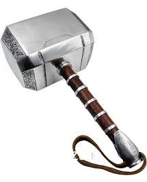 Thor Hammer Mjolnir Prop Replica 1:1 Solid Power Authentic Avengers Perfect for Gift, Collectors, Halloween, and Cosplay - collectiblegiftitems