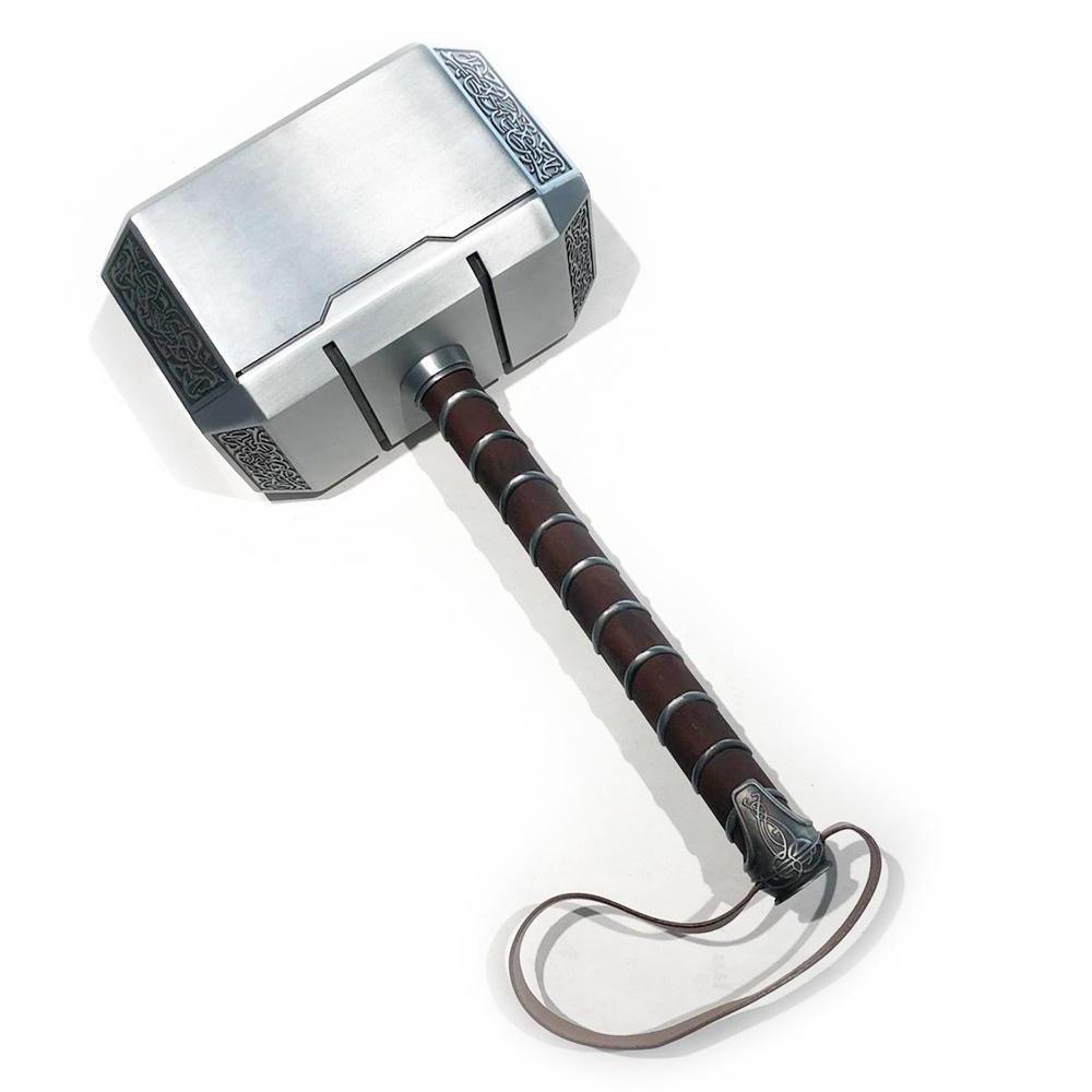 Thor’s Hammer from Norse Mythology, Cosplay Metal Version of Thor Mjölnir, 3.6 Kg, 1:1 Scale Movie Prop Replica of God of Thunder - collectiblegiftitems